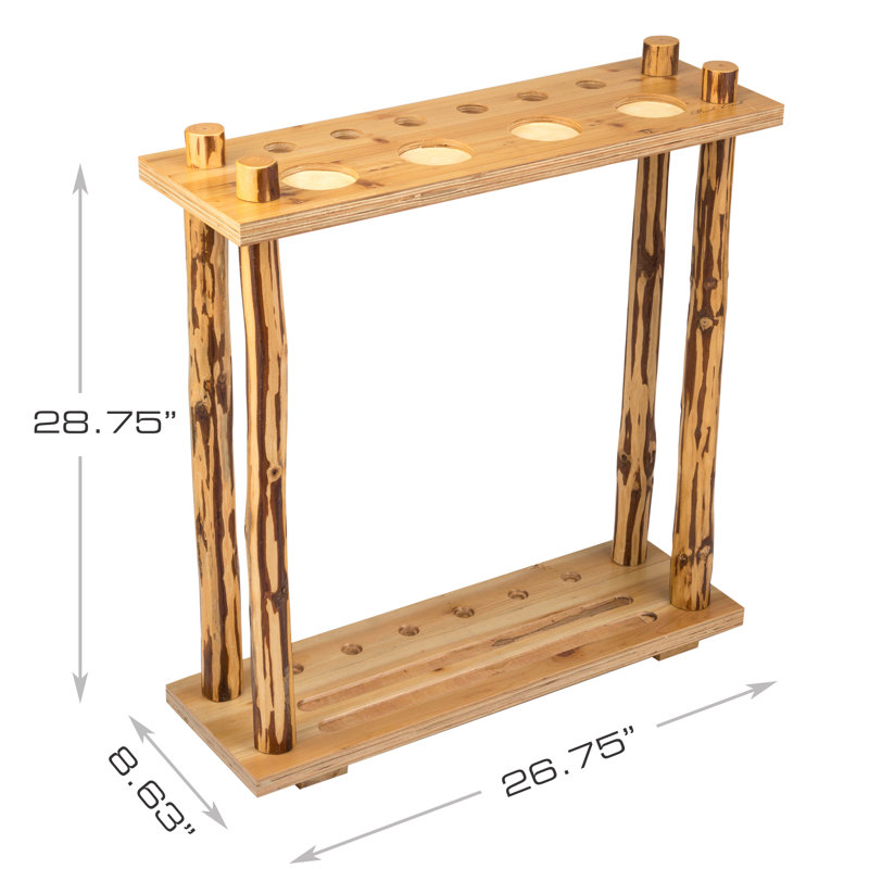 Rush Creek 6 Billard Cue Floor Rack Holder & Reviews Wayfair